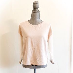 Pink and sheer LOFT top